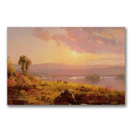 Trademark Fine Art Jasper Cropsey 'Susuehanna River' Canvas Art, 18x24 BL0727-C1824GG